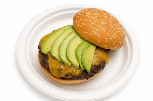 Avocado Burger (No Fries).
