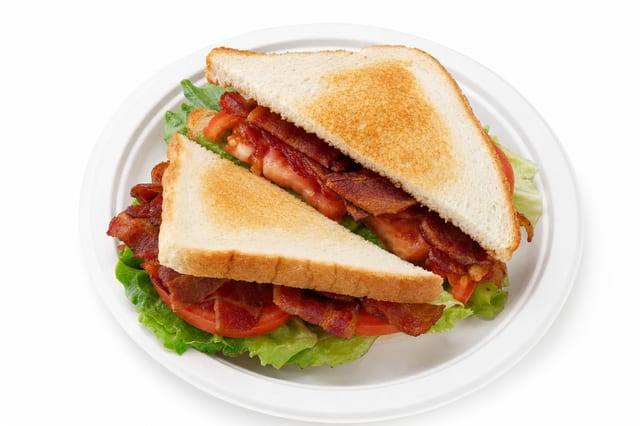 BLT with Beef Bacon.