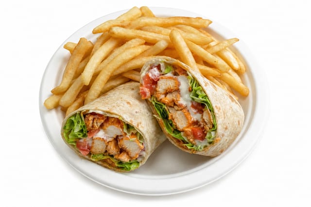 Buffalo Chicken Wrap Deluxe.