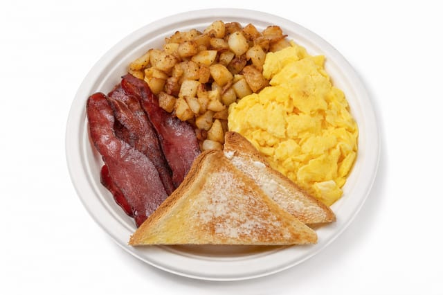 Breakfast Platter Beef Bacon.