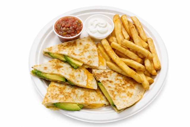 Avocado Quesadilla Deluxe.