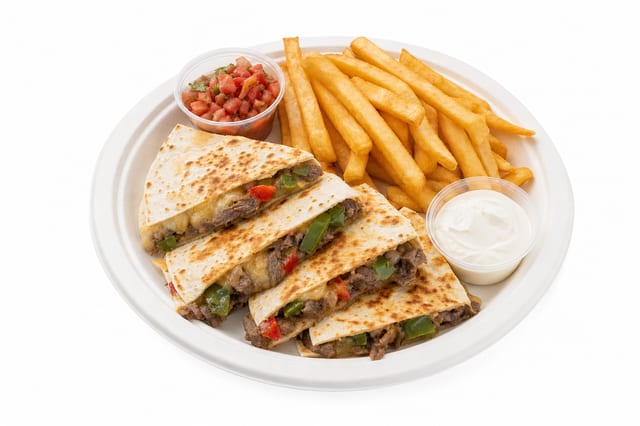 Steak Quesadilla Deluxe.
