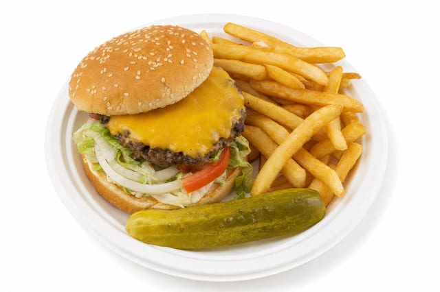 Cheese Burger Deluxe.