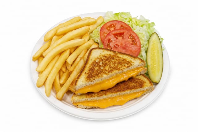 Grilled Cheese Deluxe.