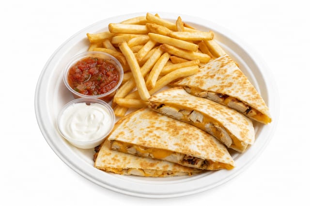 Quesadilla Chicken Deluxe.