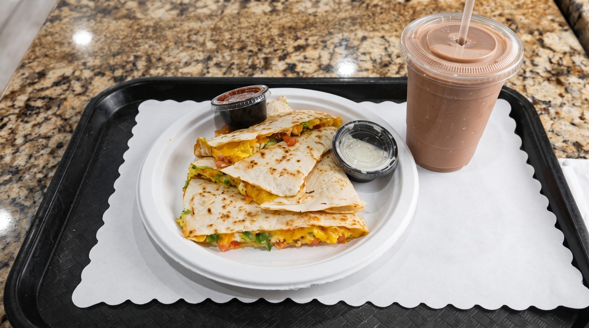 The power lunch quesadilla