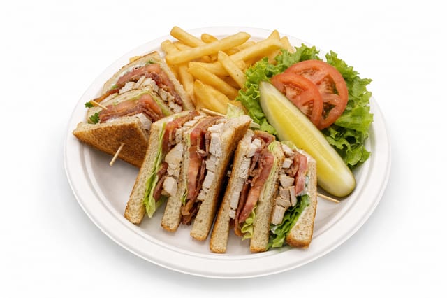 Chicken Club Deluxe.