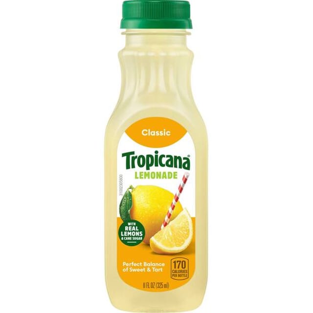Tropicana Lemonade.