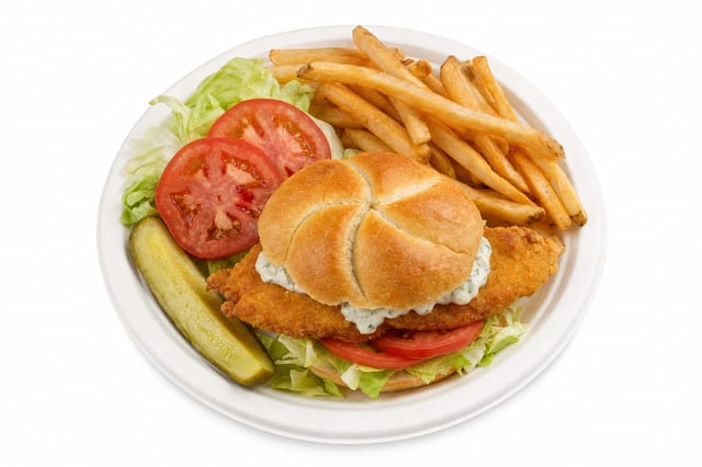 Fish Sandwich Deluxe.