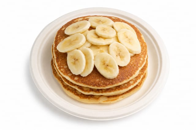 Pancakes with Banana.