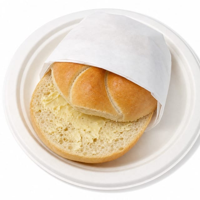 Buttered Roll Toasted.