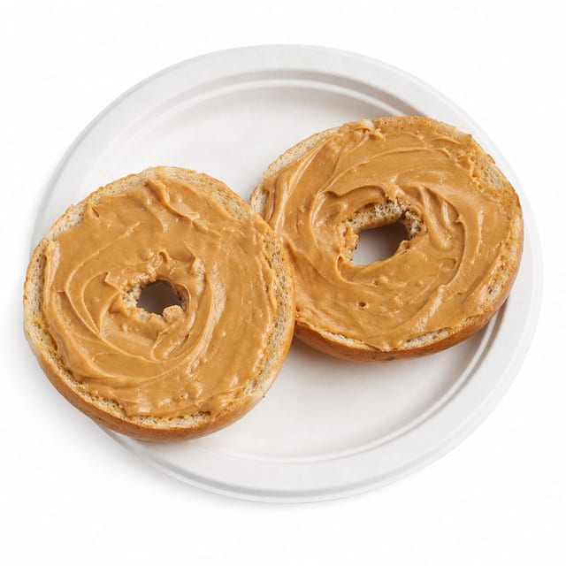 Bagel with Peanut Butter.